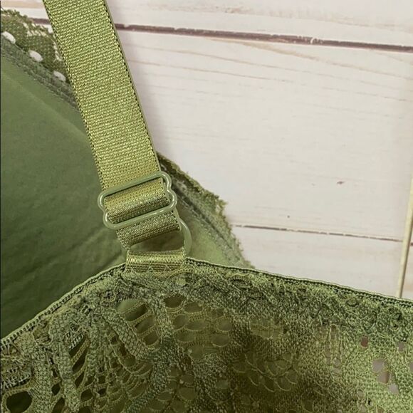 Rafaella Green Lace Bralette Adjustable Strap - Picture 10 of 13